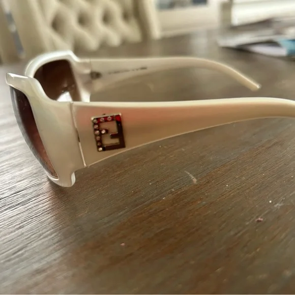 Fendi Cream Sunglasses - Picture 2 of 4